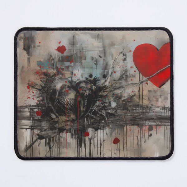 Item preview, Grunge heart artwork, poisoned hope theme designed and sold by SvarunPogani.
