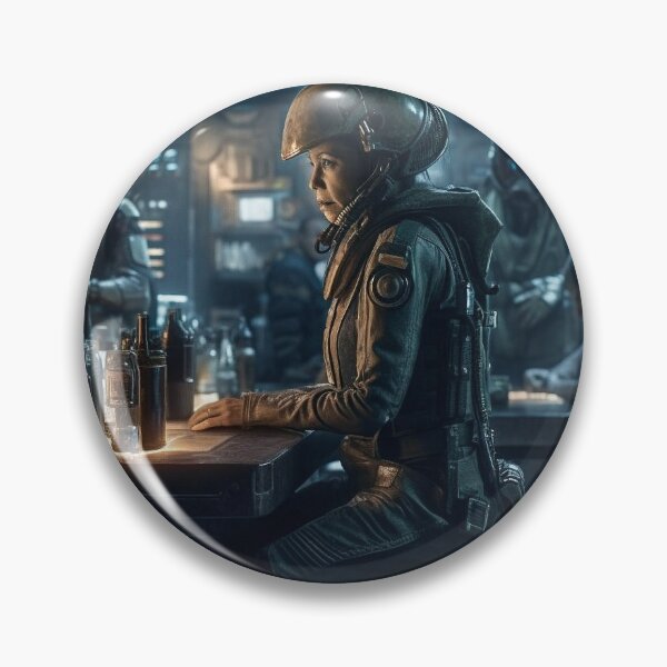 Artikelvorschau, Starbase Bar: Sci-Fi-Pilot in Militärrüstung entworfen und verkauft von CreationP.