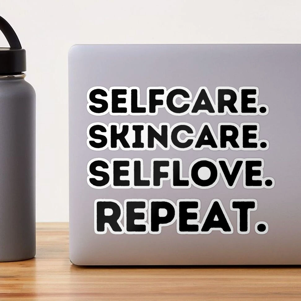 Self-Care Skincare Stickers – Crush