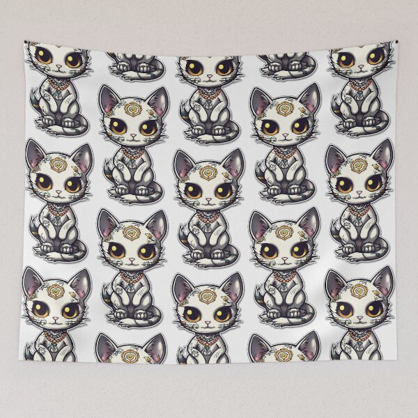 Item preview, Cute cat, your new feline friend and cat fashion accessory! designed and sold by CragGrimVisions.