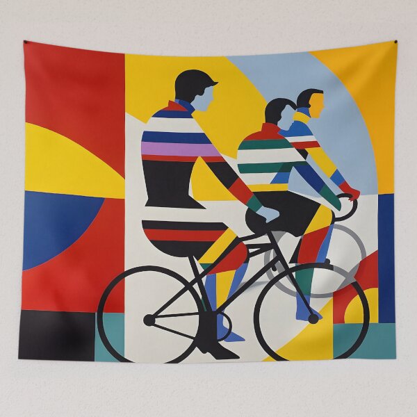 Item preview, Riding the Modern Wave | De Stijl designed and sold by StickeryPickery.