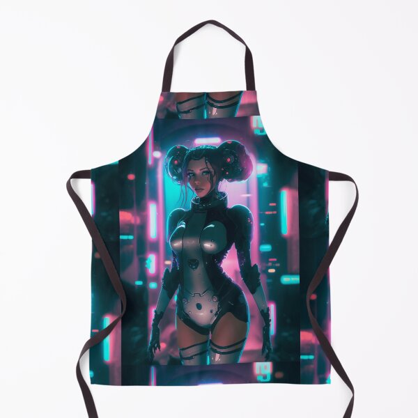 Item preview, Cybernetic girl designed and sold by Henry Barre Art.