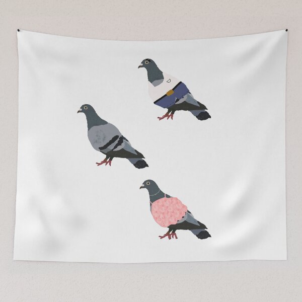 Item preview, Fun pigeons designed and sold by tinasartspace.