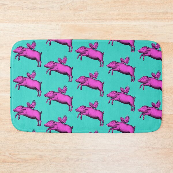 Item preview, Cool Flying Pig Funny Saying Pink Vintage Fat Animal With Wings Engraving designed and sold by Zazizu.