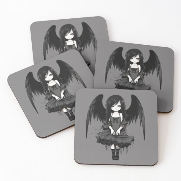Item preview, EMO GOTH GIRL ANIME ANGEL designed and sold by CRAZY&ART.