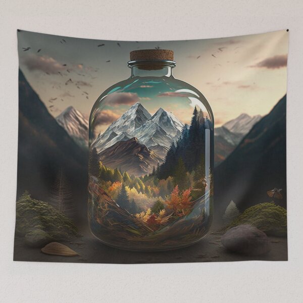 Item preview, Bottle mountain #2 designed and sold by Arts.Lifes   .Styles.
