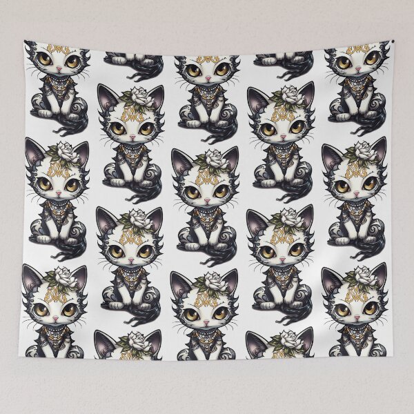 Item preview, Cute cat, your new feline friend and cat fashion accessory! designed and sold by CragGrimVisions.