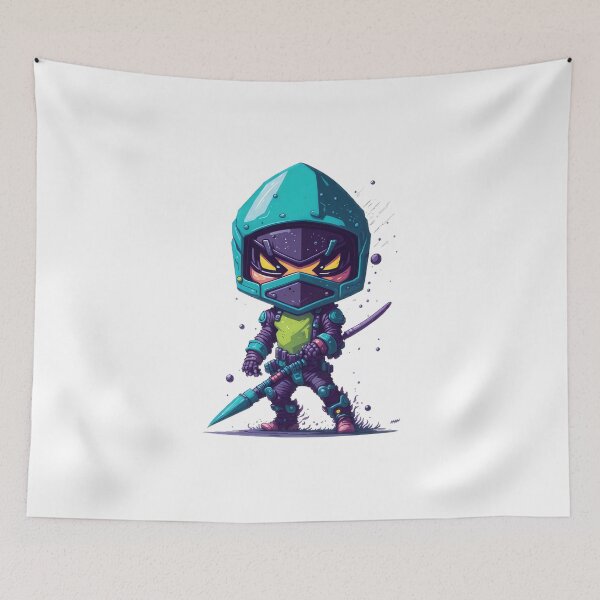 Item preview, Alien Ninja illustration, anime ninja designed and sold by Aiartly.