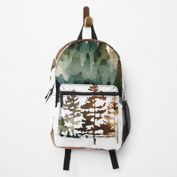 Item preview, A Dark Forest in Drippy paint - Watercolor Trees and Leaves designed and sold by GVRDesign.