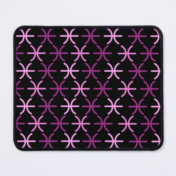 Item preview, Woman pink pisces sign, astrology zodiac symbol black background designed and sold by Stéphane  Thirion.