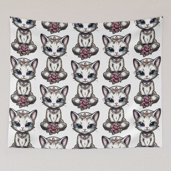 Item preview, Cute cat, your new feline friend and cat fashion accessory! designed and sold by CragGrimVisions.