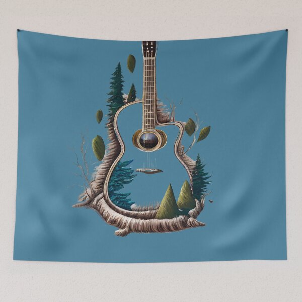 Item preview, Fusion of Guitar and Nature designed and sold by Silvio K..