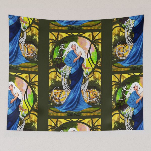 Item preview, Lady Amalthea Art Noveau - Mosaic designed and sold by gildedfinches.