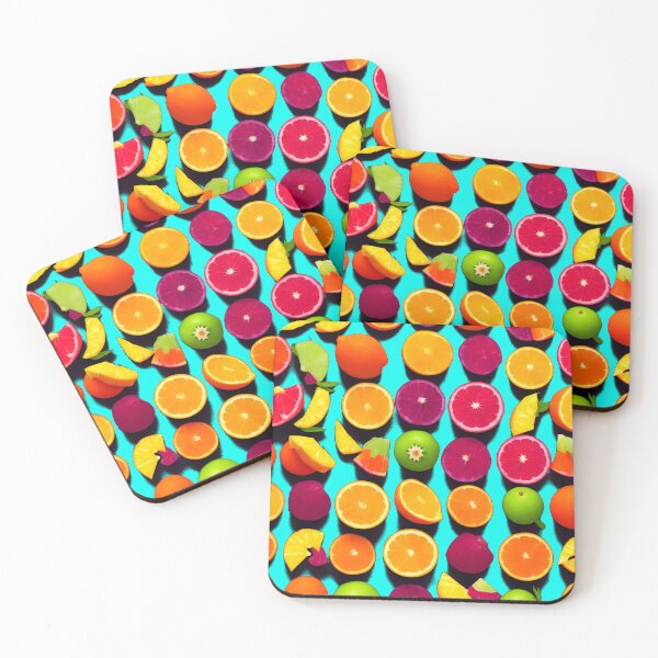Item preview, Fruits Pattern Orange Ruby Red Grape Lime Rows - Fruits designed and sold by internlvisions.