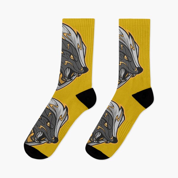 Item preview, yellow and black loyal badger shield designed and sold by FamiFrikiV.