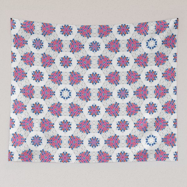 Item preview, Purple ,Cream ,Blue and Red Pattern  designed and sold by Nalwesya.