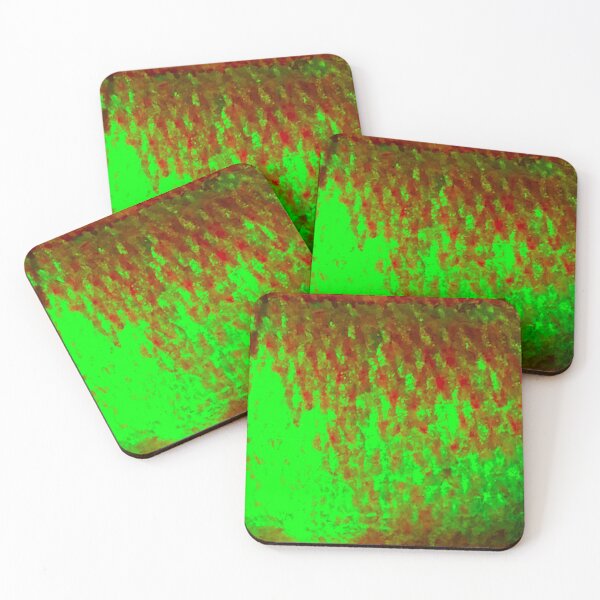 Item preview, Bright Green and Red Bergall Skin Pattern designed and sold by CJRPics.