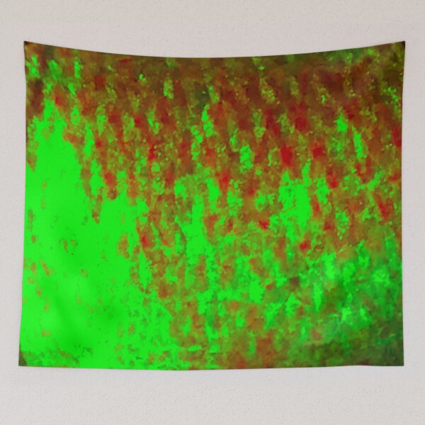 Item preview, Bright Green and Red Bergall Skin Pattern designed and sold by CJRPics.