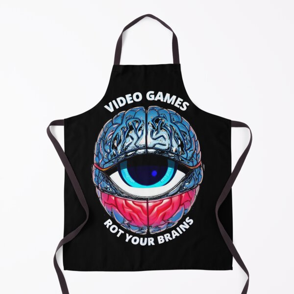 Item preview, Video games rot your brains designed and sold by Tw1nsAIArt.