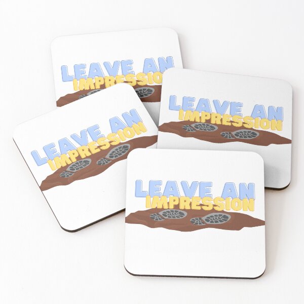 Item preview, Leave An Impression Footprint Pun Sticker designed and sold by SceneOfTheCrime.