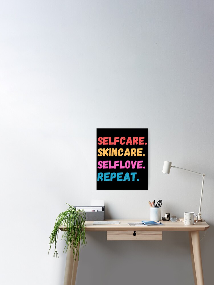 Weekend Mood Self Care Pastel Art Print, Funny Self Care Bra