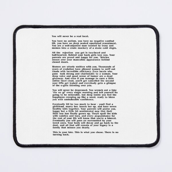 Item preview, You will never be an Incel designed and sold by doopsmaster.