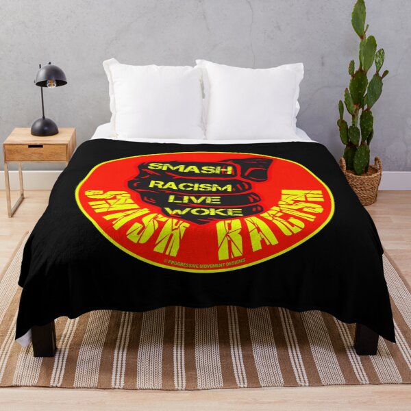 Item preview, PMD00804 Progressive Movement Designs Live Woke Smash Racism protest fist design shows you are woke and support progressive goals for Democrats Independents and Bernie Sanders supporters designed and sold by ProgressiveLeft.