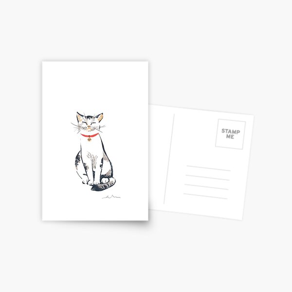 Cute smiling cat Postcard