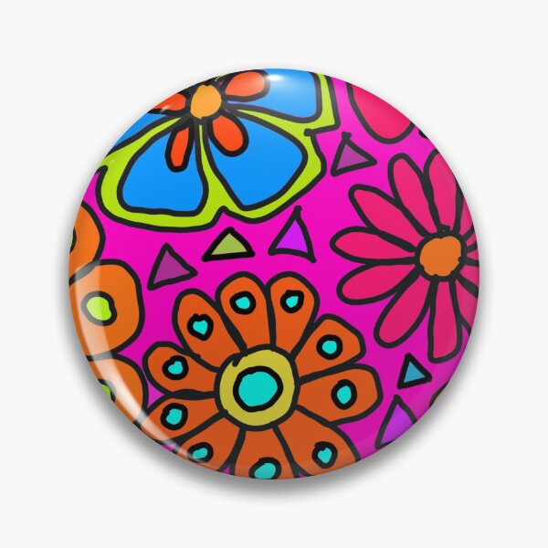 Item preview, colourful flowers designed and sold by shaunmk.