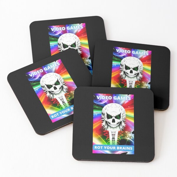 Item preview, Video games rot your brains  designed and sold by Tw1nsAIArt.