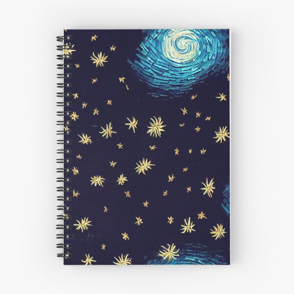 Item preview, Starry Night, Van Gogh styled Seamless Pattern E designed and sold by GraphicsPagoda.