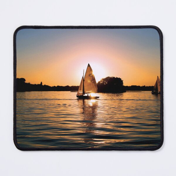 Item preview, MARTIME #44 - Twin Sailboats Backlit by Sunrise/Sunset designed and sold by DEL-Productions.