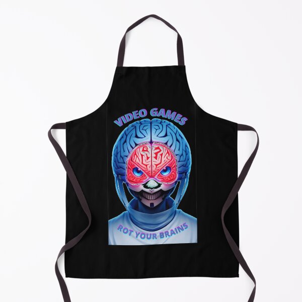 Item preview, Video games rot your brains designed and sold by Tw1nsAIArt.