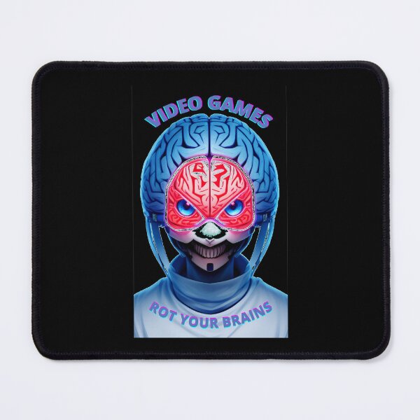 Item preview, Video games rot your brains designed and sold by Tw1nsAIArt.