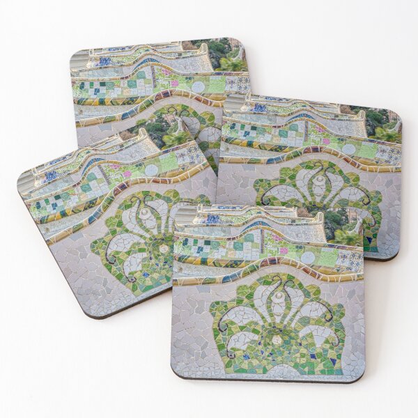 Item preview, Park Guell Colourful Benches by Antoni Gaudí, Barcelona, Catalonia, Spain designed and sold by Marc Garrido Clotet.