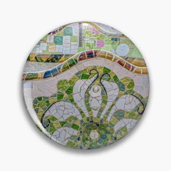 Item preview, Park Guell Colourful Benches by Antoni Gaudí, Barcelona, Catalonia, Spain designed and sold by Marc Garrido Clotet.