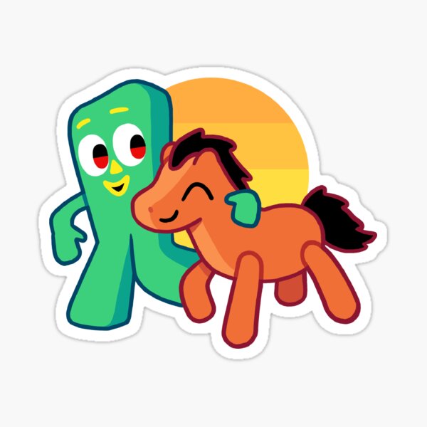 Item preview, gumby and pokey designed and sold by scrims.
