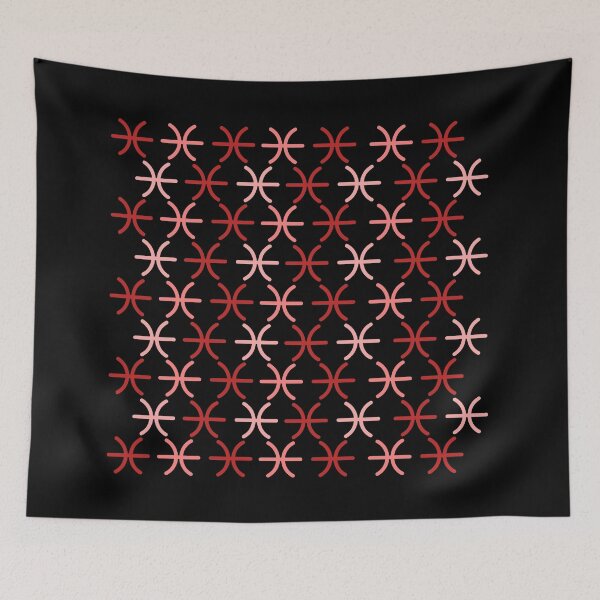 Item preview,  Pisces sign gold, astrology zodiac symbol black background designed and sold by Stéphane  Thirion.