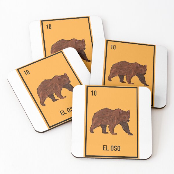 Artikelvorschau, 10 El oso, der Bär, Loteriakarte Tierloteria entworfen und verkauft von DarbyHunterArt.