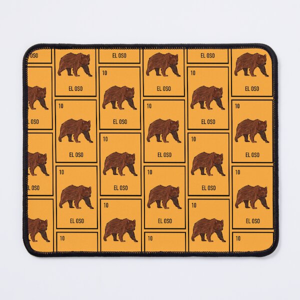 Item preview, 10 El oso , the bear , loteria card animal loteria  designed and sold by DarbyHunterArt.