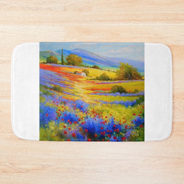 Item preview, Secret Meadow - Floral Landscape Painting designed and sold by Eric BRUNI.
