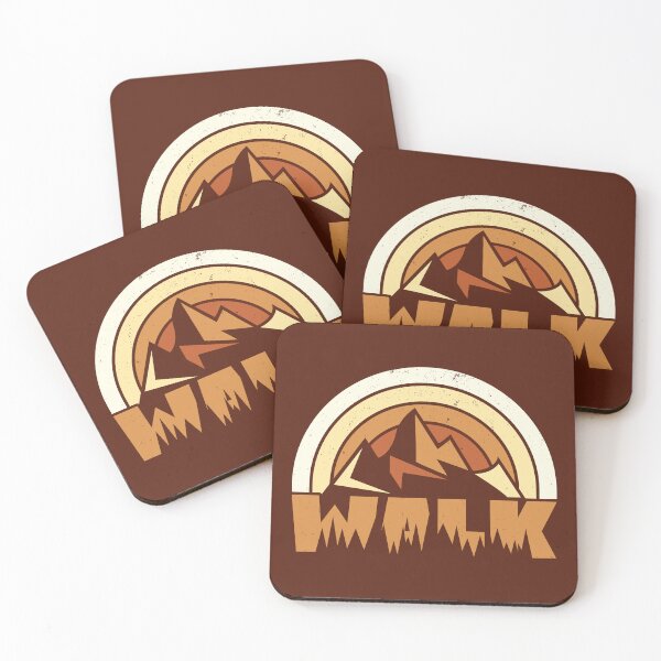 Item preview, Walk Classic Retro Mountain Sunset Outdoor Action Graphic designed and sold by CRHPOD20.