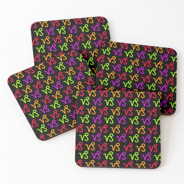 Item preview, Multicolor capricorn sign, astrology zodiac symbol black background designed and sold by Stéphane  Thirion.