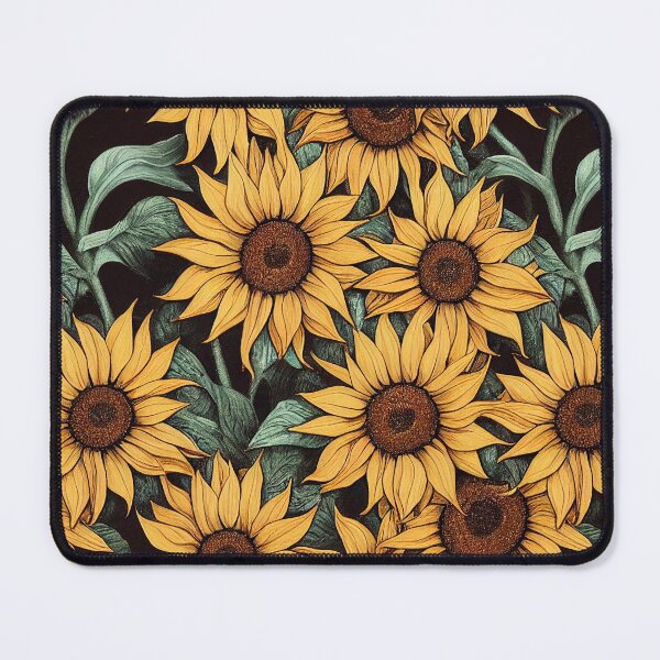 Item preview, Sunflower Pattern designed and sold by roamingpixel.