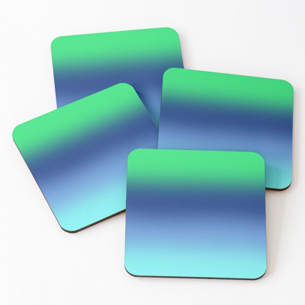 Item preview, Green Navy Aqua Gradient designed and sold by bloomingvine.