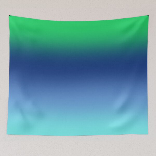 Item preview, Green Navy Aqua Gradient designed and sold by bloomingvine.