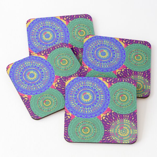 Item preview, Mandala Purple and Green designed and sold by MitaDreamDesign.