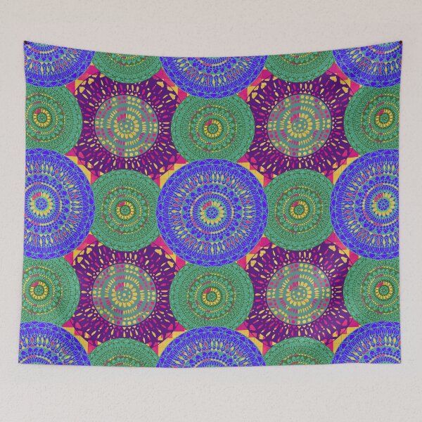 Item preview, Mandala Purple and Green designed and sold by MitaDreamDesign.