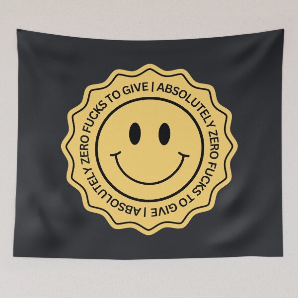 Item preview, ZERO FUCKS TO GIVE FUNNY CUTE FUN AESTHETIC  designed and sold by SIKEWARDdesigns.