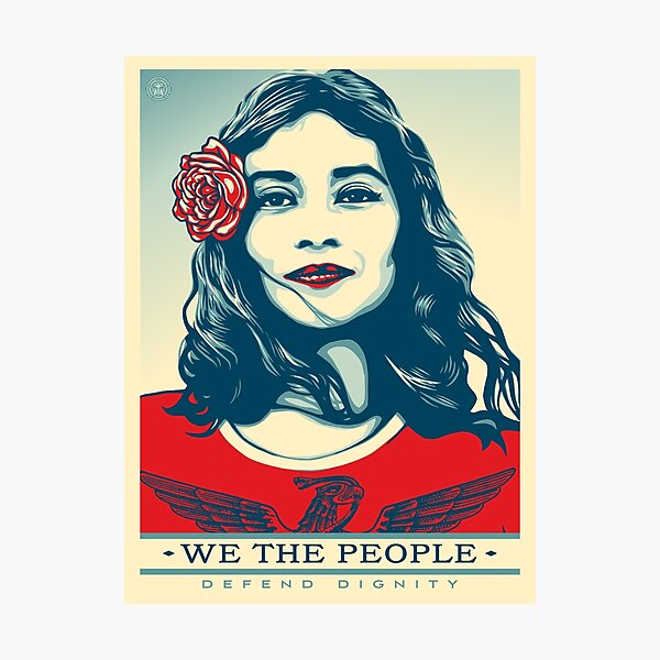 we the people Photographic Print